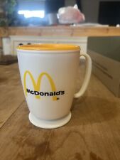 McDonald's Vintage Coffee Travel Mug Cup Plastic Whirley Industries Made In USA picture