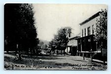 Postcard OH Piedmont Main Street View Looking West c1911 View Dirt Street I9 picture