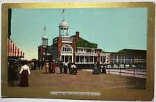Steel Pier Boardwalk Atlantic City New Jersey Postcard c1900s picture
