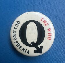 Vintage 1970s the Who Quadrophenia pin button badge picture