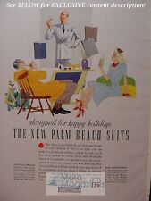 RARE Esquire Advertisement 1941 AD PALM BEACH SUITS WWII Era picture
