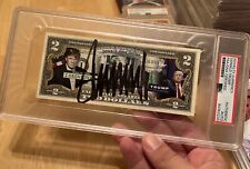 Donald Trump Autograph PSA $2 Bill Large/Bold Signature President USA picture