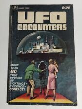 1978 Golden Press UFO ENCOUNTERS Giant Comic Book Graphic Novel Sci Fi Paperback picture