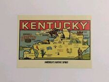 Official Kentucky Bourbon Trail Map Postcard picture