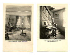 2 Concord MA Postcards Orchard House  picture