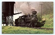 CASS, WV West Virginia ~ CASS RAILROAD SHAY ENGINE #5 ~ c1970s Postcard picture