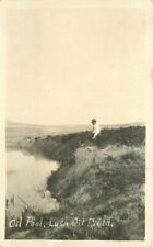 Lusk Wyoming 1919 Oil Industry pool RPPC Photo Postcard 21-8638 picture