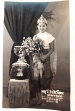 Royal Princess Siam Thailand Circa 1938 Postcard PHOTO Crown WW2 Bejaratana Raja picture