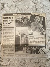 1990 Newspaper Clipping Disney MGM Studios New Ride Star Wars Star Tours Opens picture