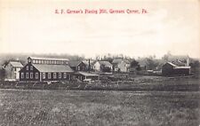 Postcard E.F. German's Planing Mill in Germans Corner, Pennsylvania~131000 picture