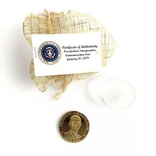 Barack Obama 44th U.S. President 56th Presidential Inauguration Gold Medallion picture