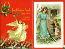 Old Time Christmas Angels Playing Cards Game Bridge Size Deck  picture