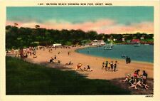 Vintage Postcard- Beach, Onset, MA picture