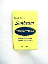 Vintage Sunbeam Bread The Quality Bread Hosiery Travel Repair Kit Advertising picture