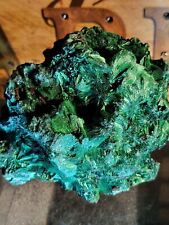Green Natural Fibrous Velvet Malachite Crystal Cluster 9.9oz /280 Gm picture