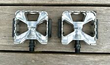 A pair of Schwinn Stingray Chopper Orange County Choppers Bicycle Pedals Silver picture