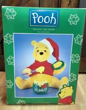 Vtg Telco Winnie the Pooh Animated 17” Christmas Display Figure Honey w box picture