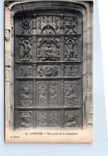 87 LIMOGES - a cathedral door picture