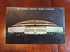 Postcard TX Texas Houston Harris County Domed Stadium Astrodome Night View picture