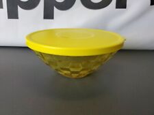 Tupperware Acrylic Yellow Prism Bowls Small 500ml New picture