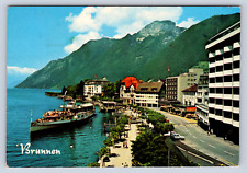Vintage Postcard Brunnen Herrliche Kurort am Vierwaldstättersee picture