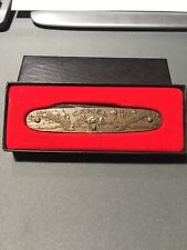 KUTMASTER 80TH ANNIVERSARY CAMEL BRAND KNIFE 1913-1993 WITH BOX USA MADE picture