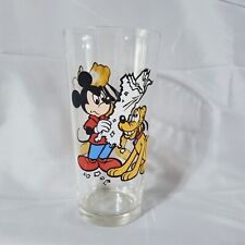 Vintage 1978 Pepsi Walt Disney Pluto & Mickey Mouse Glass picture