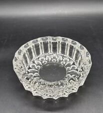 Vintage KIG Indonesia Crystal Heavy Glass Candy Dish or Ashtray picture
