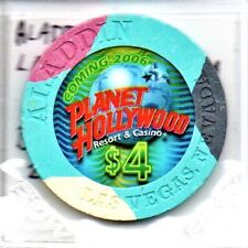 Aladdin Casino 2004 Las Vegas Nevada 4 Dollar Gaming Chip as pictured picture