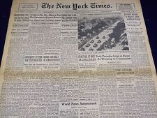 1948 APRIL 5 NEW YORK TIMES - JEWISH PROTEST RALLY - NT 2912 picture