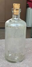 Vintage Listerine Mouth Wash Lambert Pharmacal Glass Bottle Original Cork GL104 picture