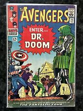 Avengers #25 1966 Key Marvel Comic Book 1st Avengers Vs. Doom Battle picture