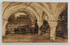Yorkshire York Minster The Crypt Postcard S5 picture