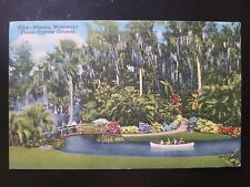 Vintage Postcard - Winding Waterways, Cypress Gardens, Florida picture