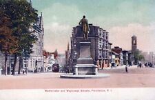 PROVIDENCE RI - Westminster And Weybosset Streets Postcard - udb (pre 1908) picture