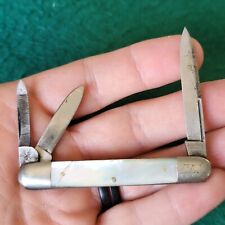 Old Vintage Antique H Boker Improved Cutlery Split Back Whittler Pocket Knife picture