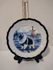Southwind Graphics Beth Hickman Keeshond Dog Plate picture