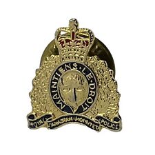Royal Canadian Mounted Police Department Law Enforcement Enamel Lapel Hat Pin picture