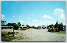 Motel~Harrisburg Motor Hotel Harrisburg Illinois~Vintage Postcard picture