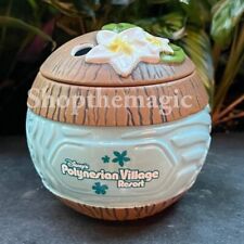 Disney World Polynesian Resort Trader Sams Grog Grotto Ceramic Tiki Coconut Mug picture
