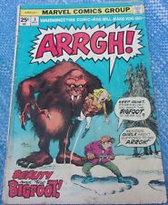 Marvel Comics Group Arrgh #3 May 1975 Beauty And The Bigfoot Alfredo Alcala picture