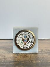 Great Seal Of The United States Glass In Marble Vintage picture