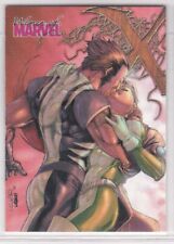 WOLVERINE AND ROGUE Embrace Chase Card | 2008 Women of Marvel Insert #E8 picture