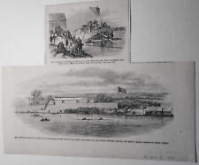  The Inter-state Regatta At Troy - Nov. 2. 1862 - 2 Prints - Frank Leslie's  picture