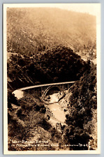 RPPC West Branch Bridge Over Feather River California Postcard picture