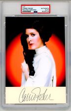 Carrie Fisher ~ Signed Autographed Princess Leia Star Wars ~ PSA DNA Encased picture