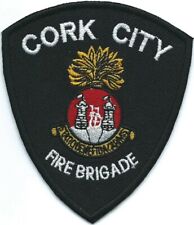 Cork City Fire Brigade Embroidered Shoulder Patch Ireland Size 100 mm x 90 mm picture