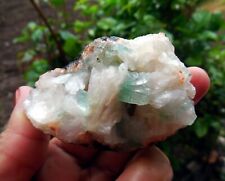 Green APOPHYLLITE On STILBITE Base Minerals J-6.24 picture