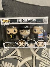 Funko Pop The Creators 3 Pack 2018 NYCC Exclusive Game Of Thrones. picture