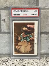 1959 Fleer The 3 Stooges #32 Cleaning Up The West, PSA 9 MINT picture